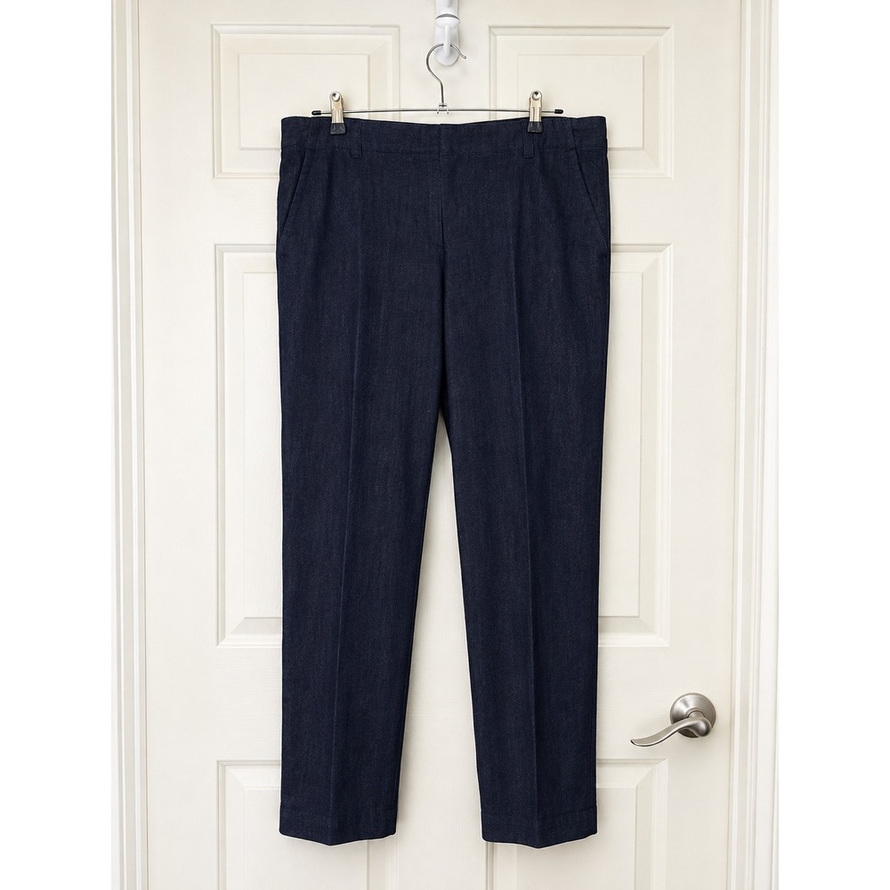 Talbots Modern Slim Leg Jeans Dark Indigo Premium Denim Size 14/32 NWT
